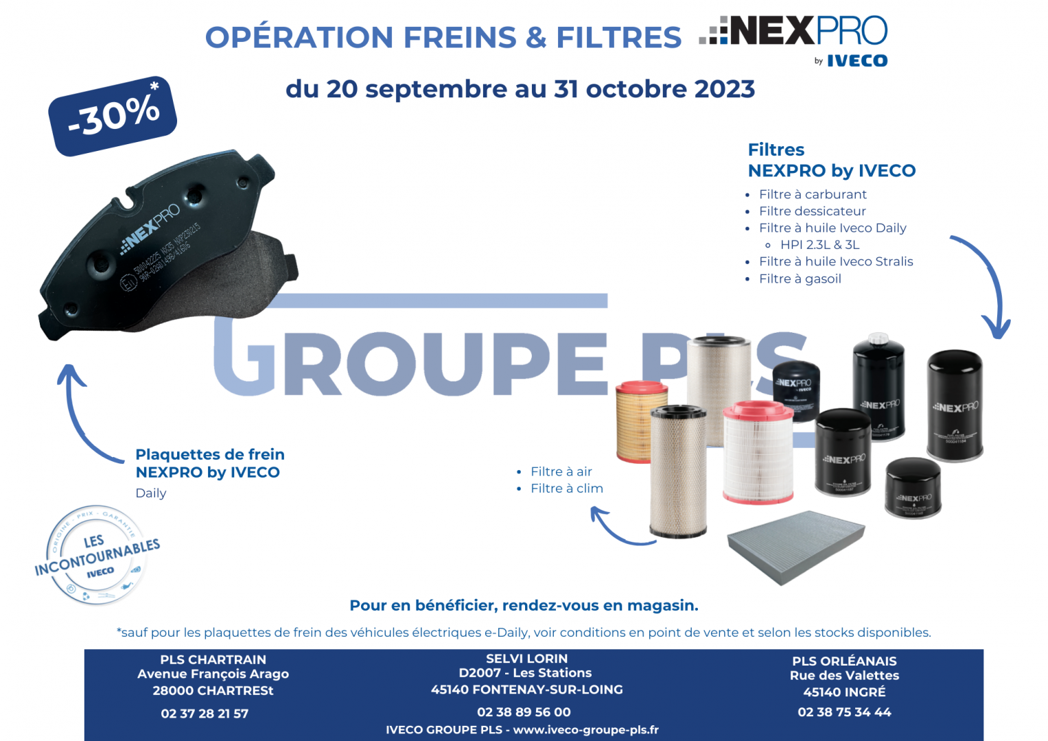 OPERATION SPÉCIALE - FREINS & FILTRES NEXPRO BY IVECO